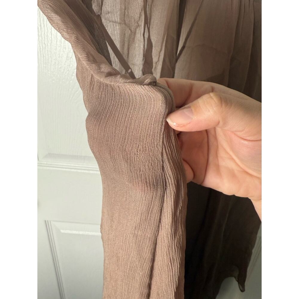 Staud Esther Mini Dress In Taupe M View 5